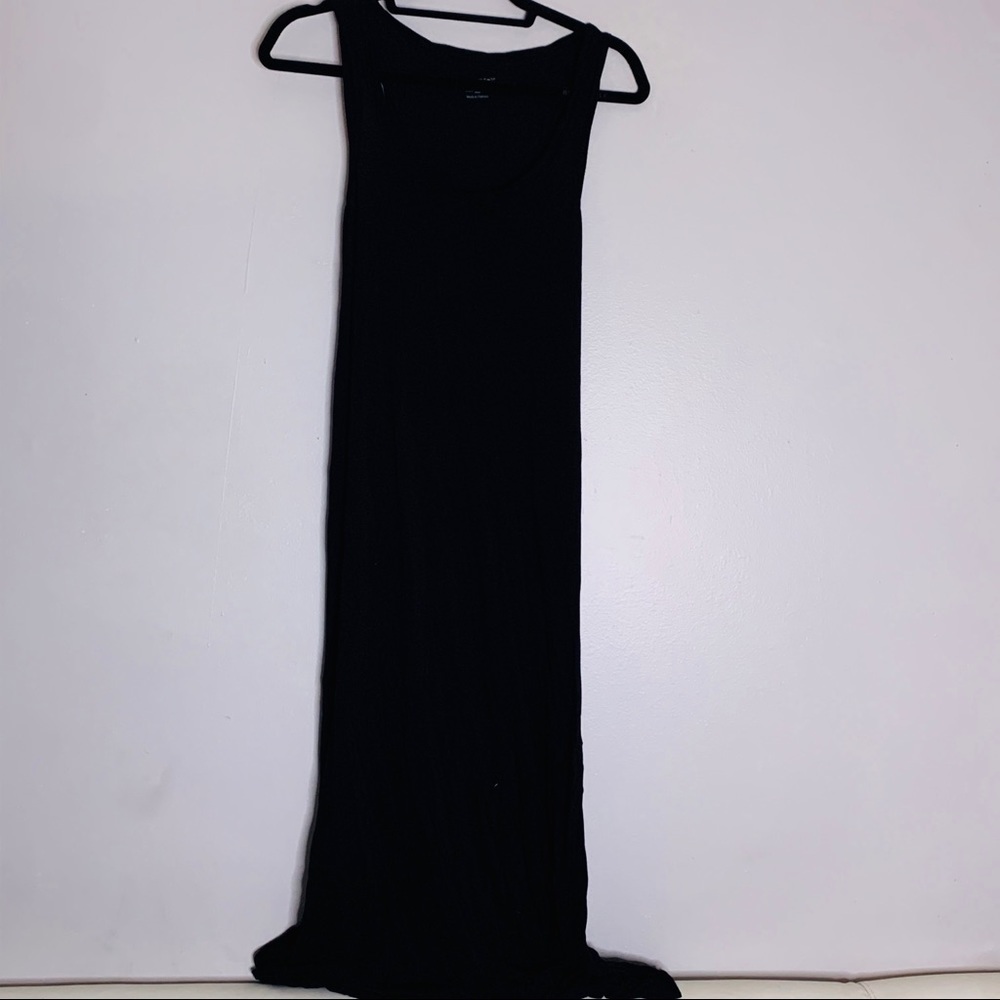 APT 9 tank style spandex maxi dress xs slip casual comfort Solid black